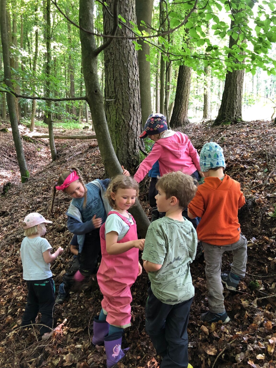 Ausflug zu unserem neuen Platz nach Wasserlos – Waldkindergarten